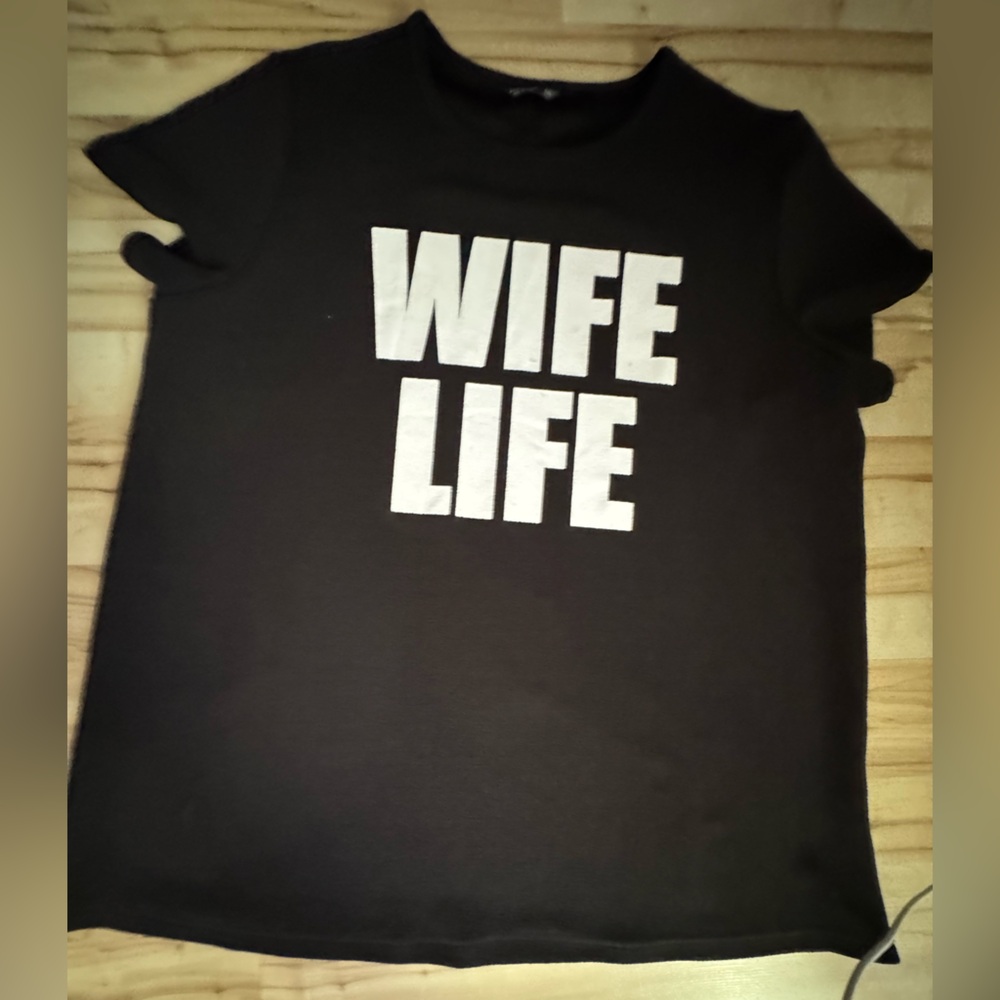 Black 'Wife Life' T-Shirt